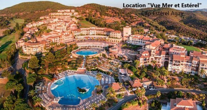 "Location Vue Mer Et Esterel", Cap Esterel Agay-Saint Raphael, T2, Piscines, Parking, Wifi Daire Dış mekan fotoğraf