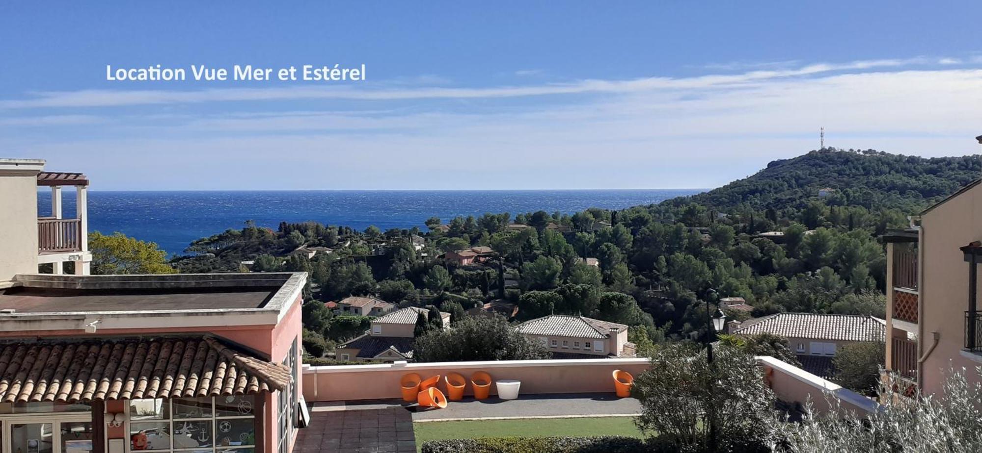 "Location Vue Mer Et Esterel", Cap Esterel Agay-Saint Raphael, T2, Piscines, Parking, Wifi Daire Dış mekan fotoğraf