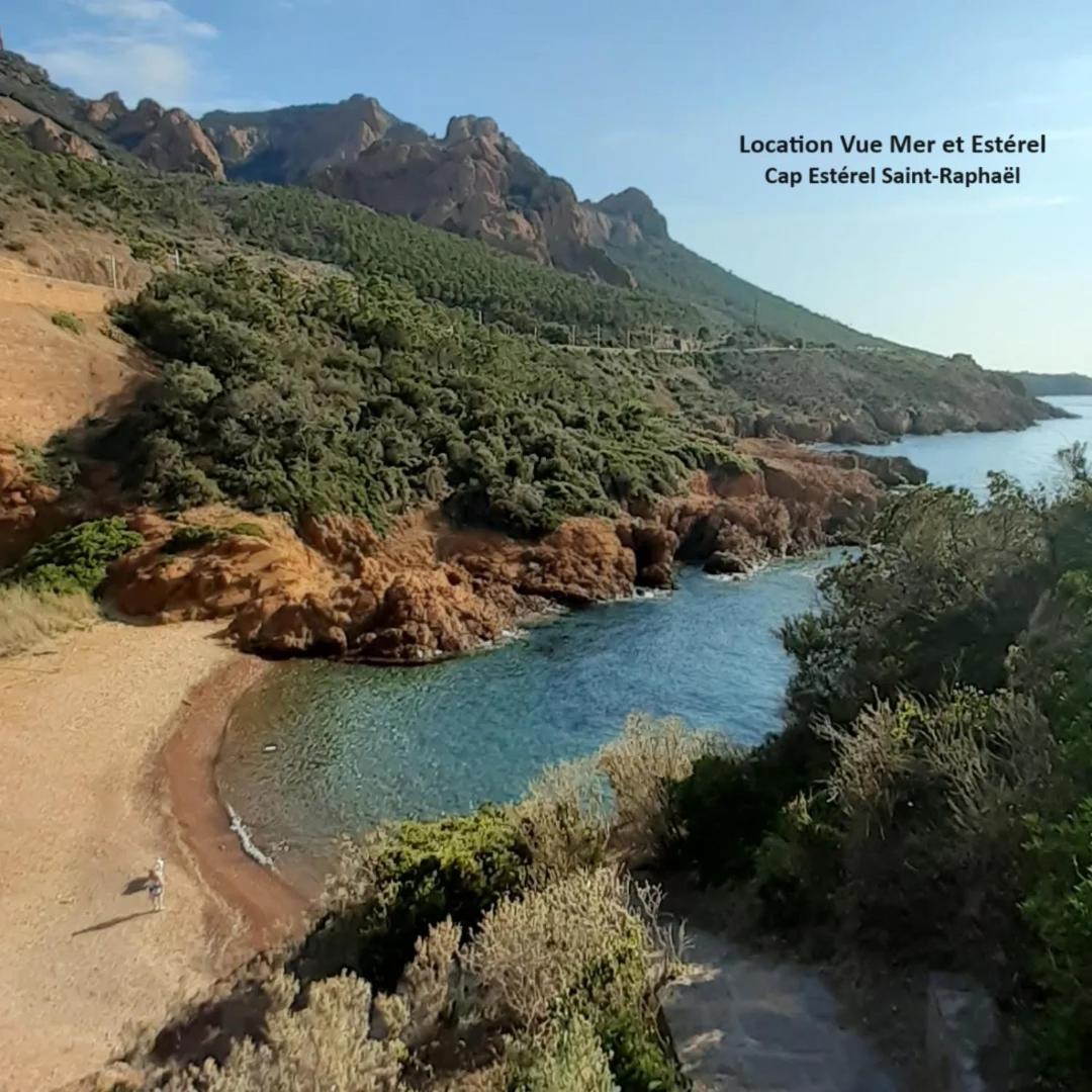 "Location Vue Mer Et Esterel", Cap Esterel Agay-Saint Raphael, T2, Piscines, Parking, Wifi Daire Dış mekan fotoğraf