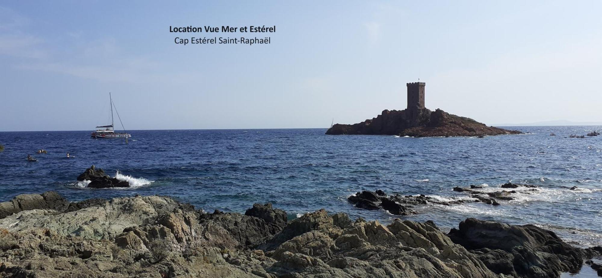 "Location Vue Mer Et Esterel", Cap Esterel Agay-Saint Raphael, T2, Piscines, Parking, Wifi Daire Dış mekan fotoğraf