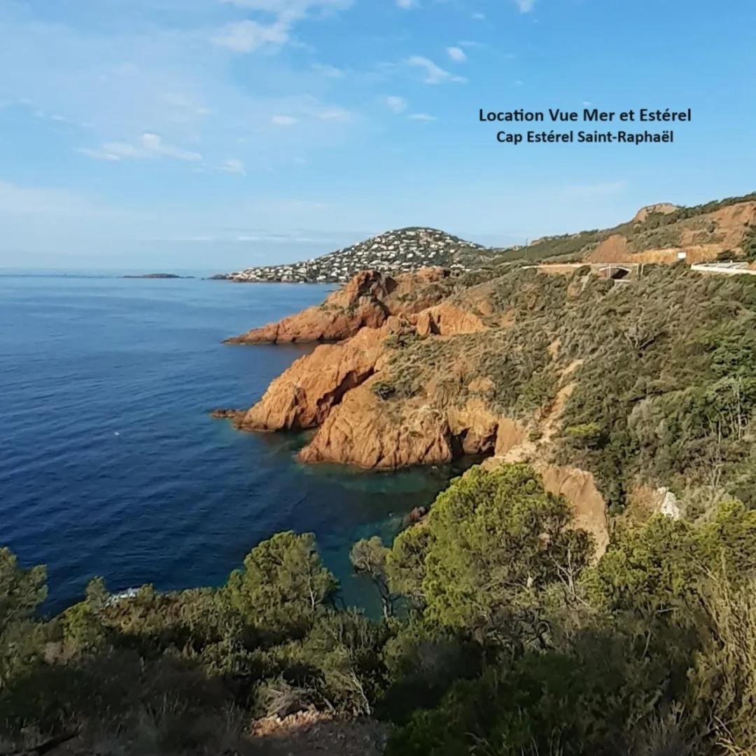 "Location Vue Mer Et Esterel", Cap Esterel Agay-Saint Raphael, T2, Piscines, Parking, Wifi Daire Dış mekan fotoğraf