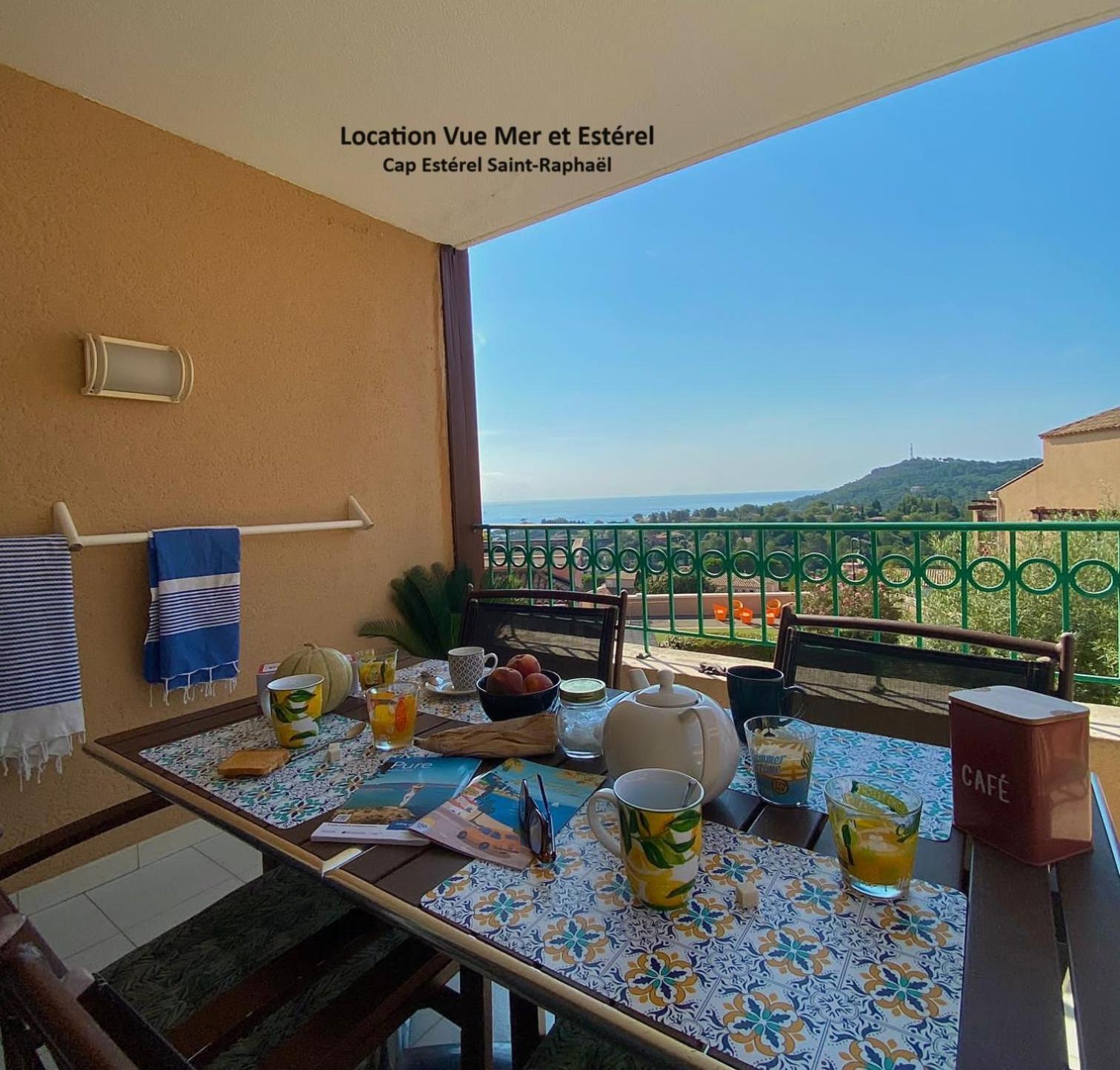 "Location Vue Mer Et Esterel", Cap Esterel Agay-Saint Raphael, T2, Piscines, Parking, Wifi Daire Dış mekan fotoğraf